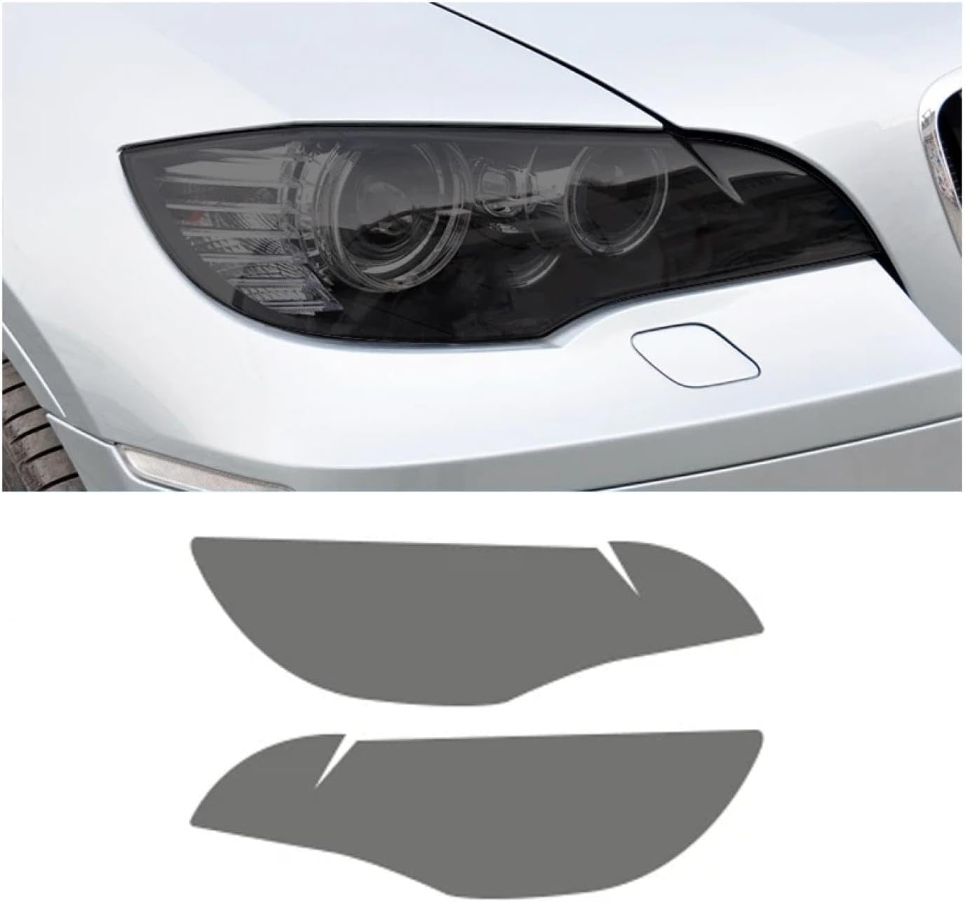 SamLng Car Front Light Film for X6M 2009-2014 Precut Headlight Protective Film Car Front Headlamp Protection Film car Lights Film Headlight Anti-Scratch Non-Yellowing Protective Film