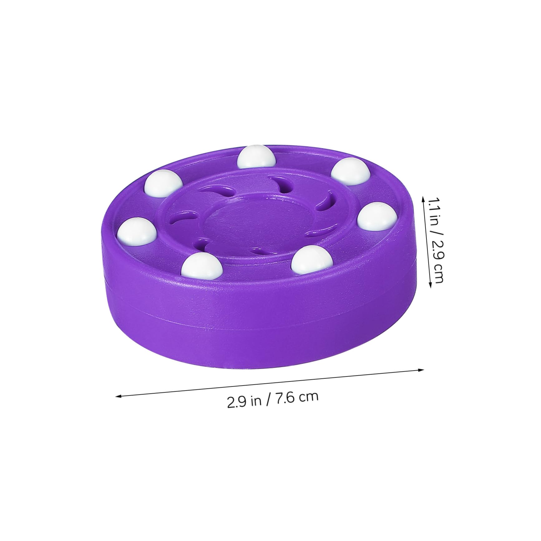 POPETPOP 6 Hockey Training Smooth Rolling High Visibility Balls for Street or Floor Hockey