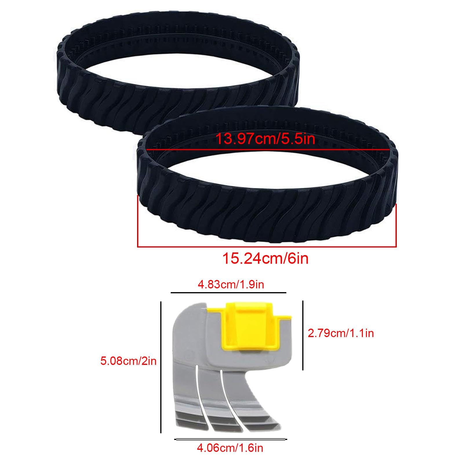 Kit de Repuesto para Limpiador de Piscina, Accesorio de Limpieza de Piscina para Limpiador de Piscinas MX8 y MX6