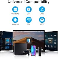 Vista 4 de Netac 250GB SSD portátil USB 3.2 Gen 2 (10 Gbps, Type-C) Disco duro externo de estado sólido, delgado, portátil para almacenamiento