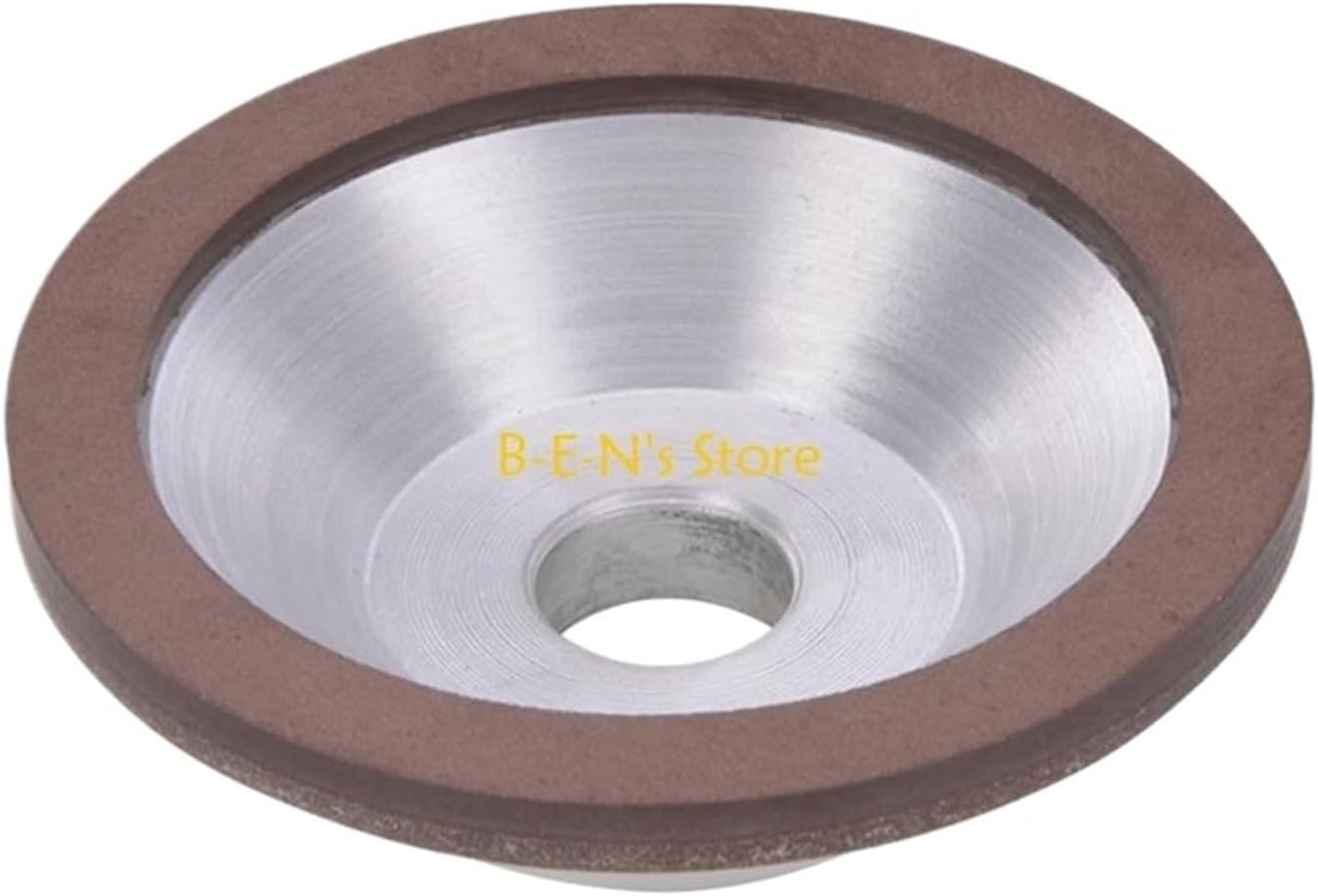 Compatible for Y1AD 180 Grit Metal Coated Concave Cup Shaped Grinding Wheel Grinding Disc Replacement for Carbide Metal Metalworking(10x3mm)