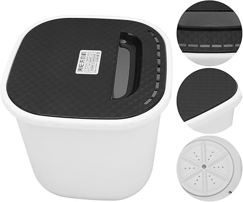 Miniatura 9 de Mini lavadora de ropa lavadora de viaje, lavadora personal, lavadora de encimera para espacios pequeños, apartamentos, casas rodantes, dormitorios y