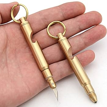 Amazon.co.jp: 多機能キーリング 二重リング ナイフ 十字ねじ
