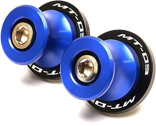 Miniatura 3 de Para Yamaha MT-03 MT03 Mt03 Carretes de brazo oscilante de 0.236in, soporte deslizante, tornillos de acero inoxidable, accesorios de motocicleta