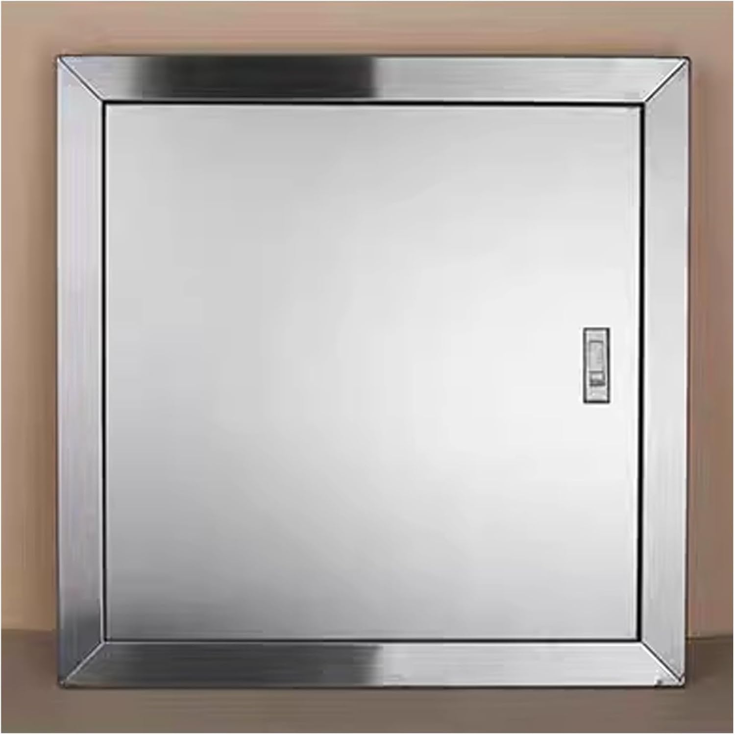 Lockable 304 Stainless Steel Access Panel for Electrical Wiring - 26"x26" Wall Plate Cover, Ideal for Attic, Kitchen, Bathroom - Durable Embedded Access Door, 10/20/30in Options