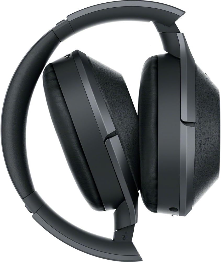 Sony MDR-1000X/B Black Hi-Res Bluetooth Wireless Noise Cancelling Headphones (Renewed)