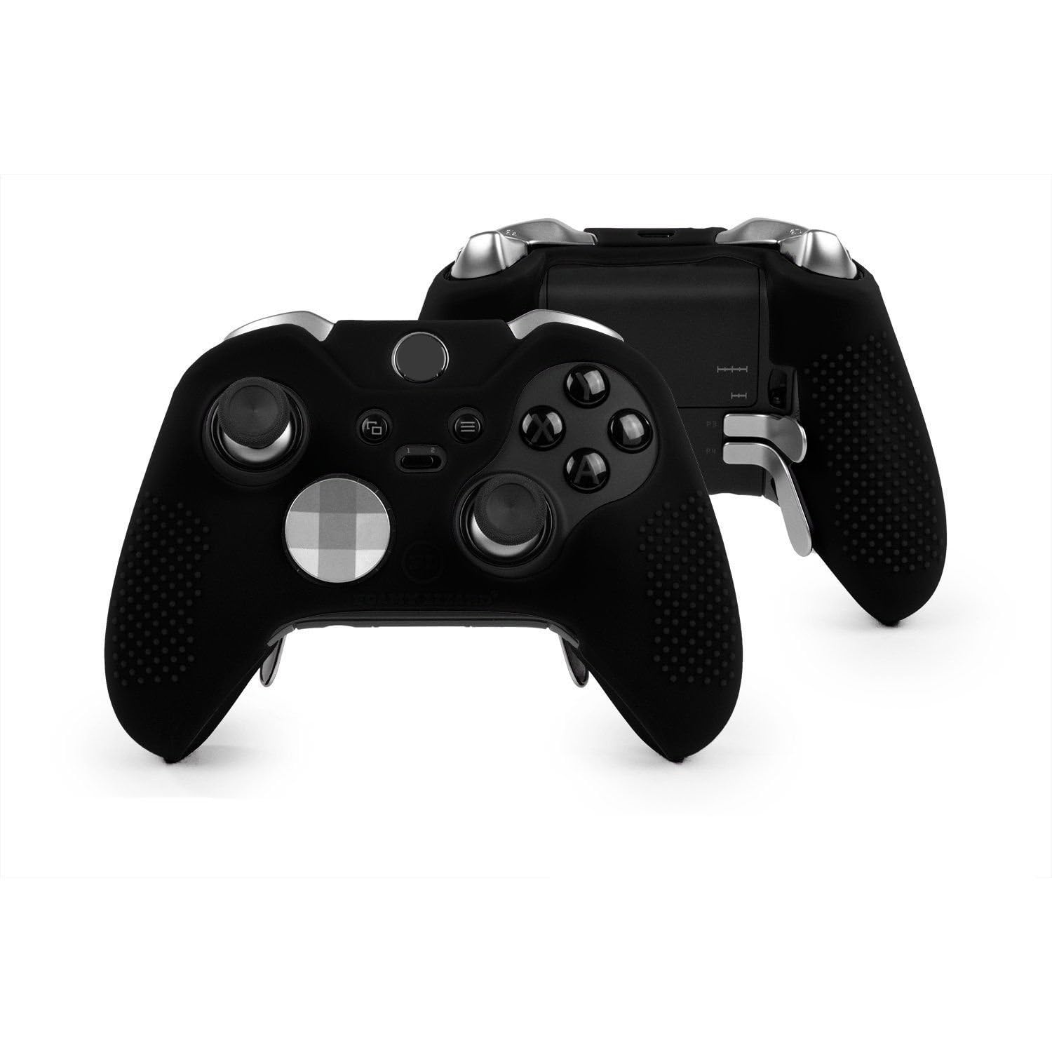 OSTENT Funda Protectora de Piel de Silicona Suave y Protectora para Controlador Xbox One Elite Color Negro