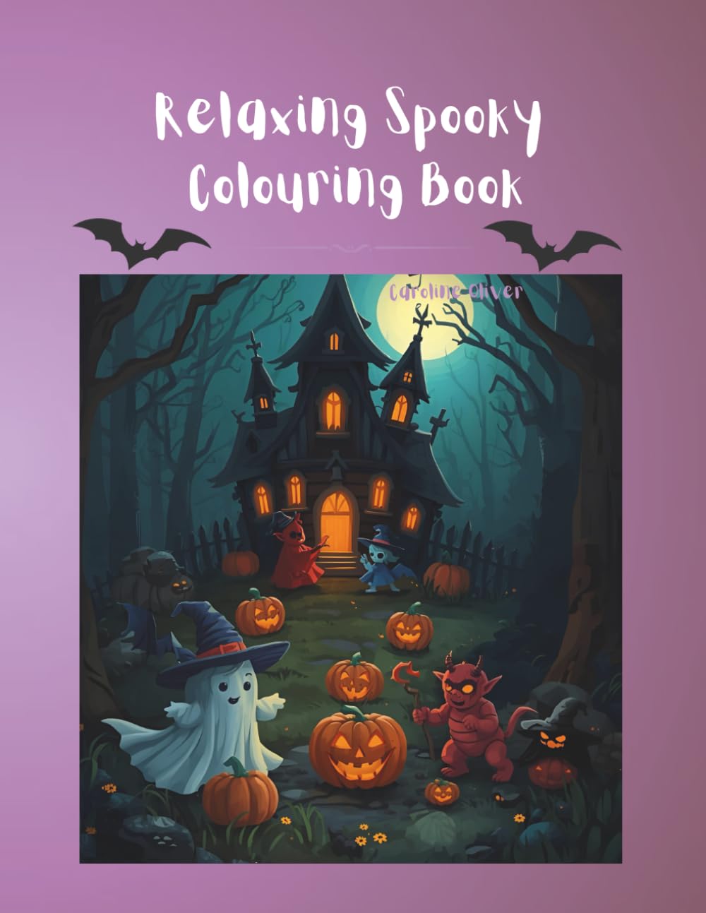 Relaxing Spooky Colouring Book