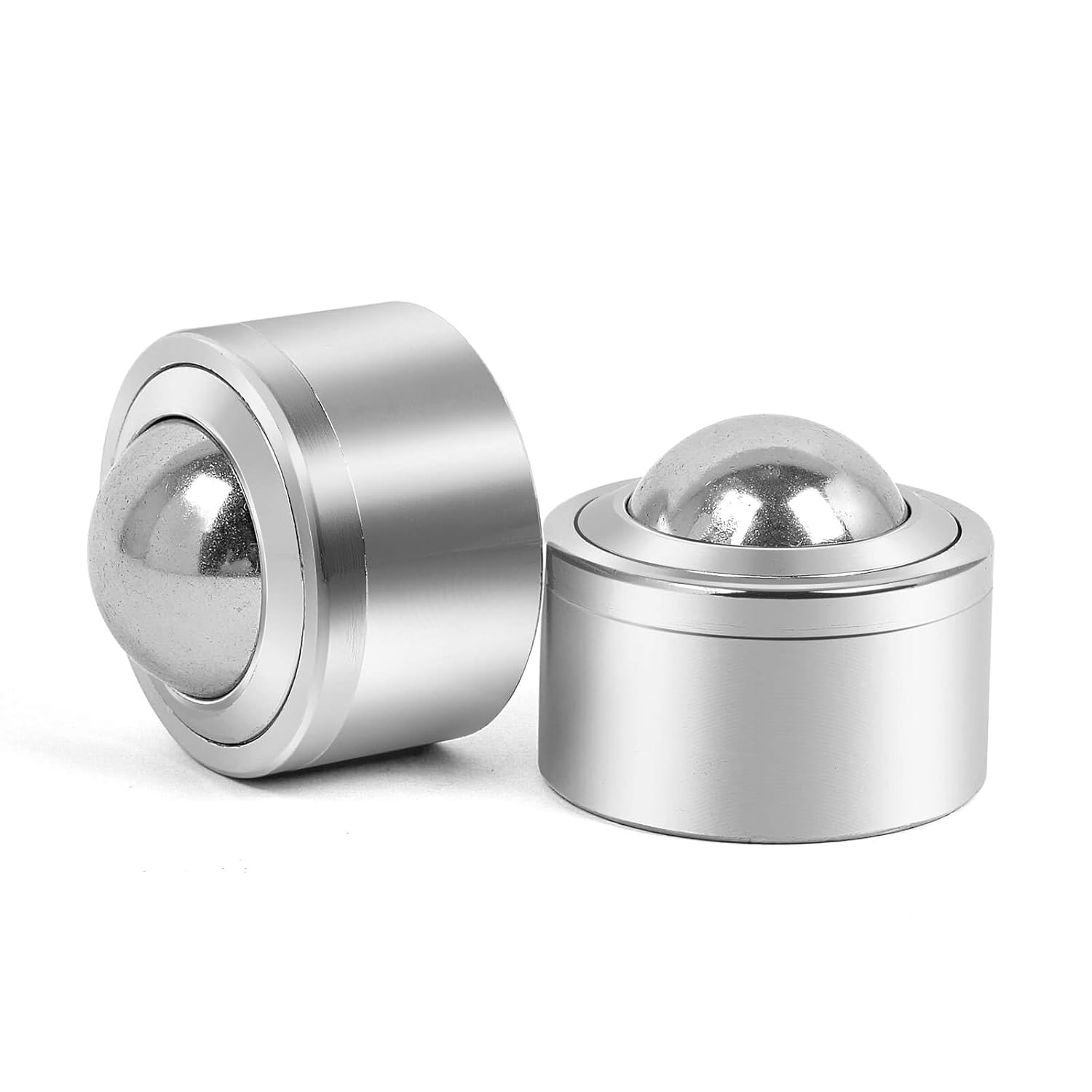 Roller Ball Transfer Bearings Casters - Heavy Duty Conveyor Ball Transfer Unit for Transmission Equipment, 15.88mm Diameter Universal Rotation Roller,528 Lbs Total Load Capacity, 6 Pieces