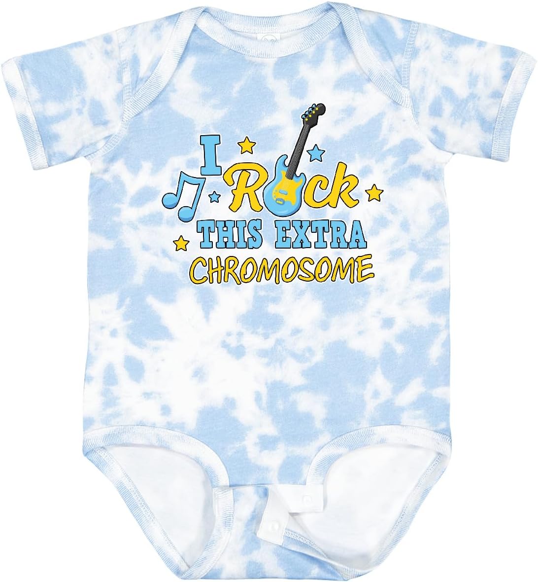 inktastic I Rock This Extra Chromosome Down Syndrome Awareness Baby Bodysuit