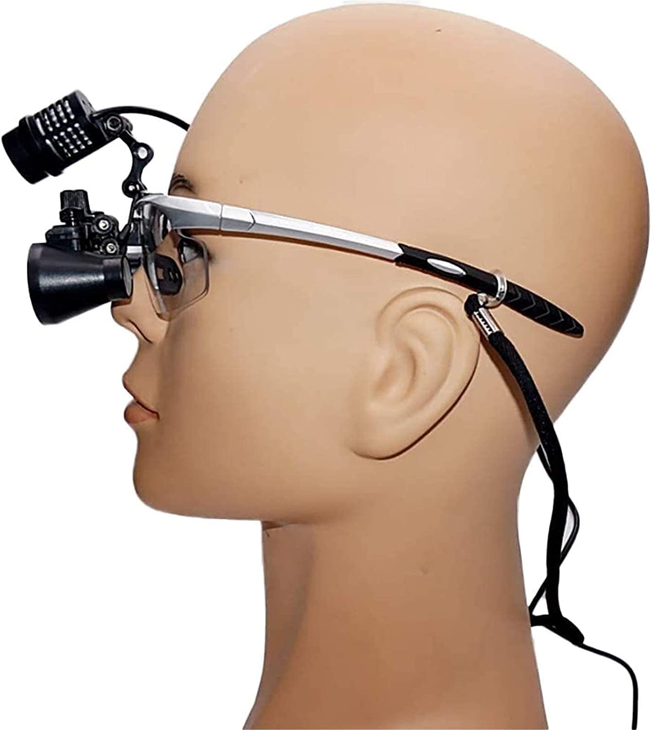 Lupa na głowę, ręczna lupa cyfrowa, lupy 3 W LED opaska na głowę lornetka kliniczne szkło powiększające, 2,5 x, 3,5 x hobby, czytanie, biżuteria lupa, rzemiosło, w Vision, 3,5X