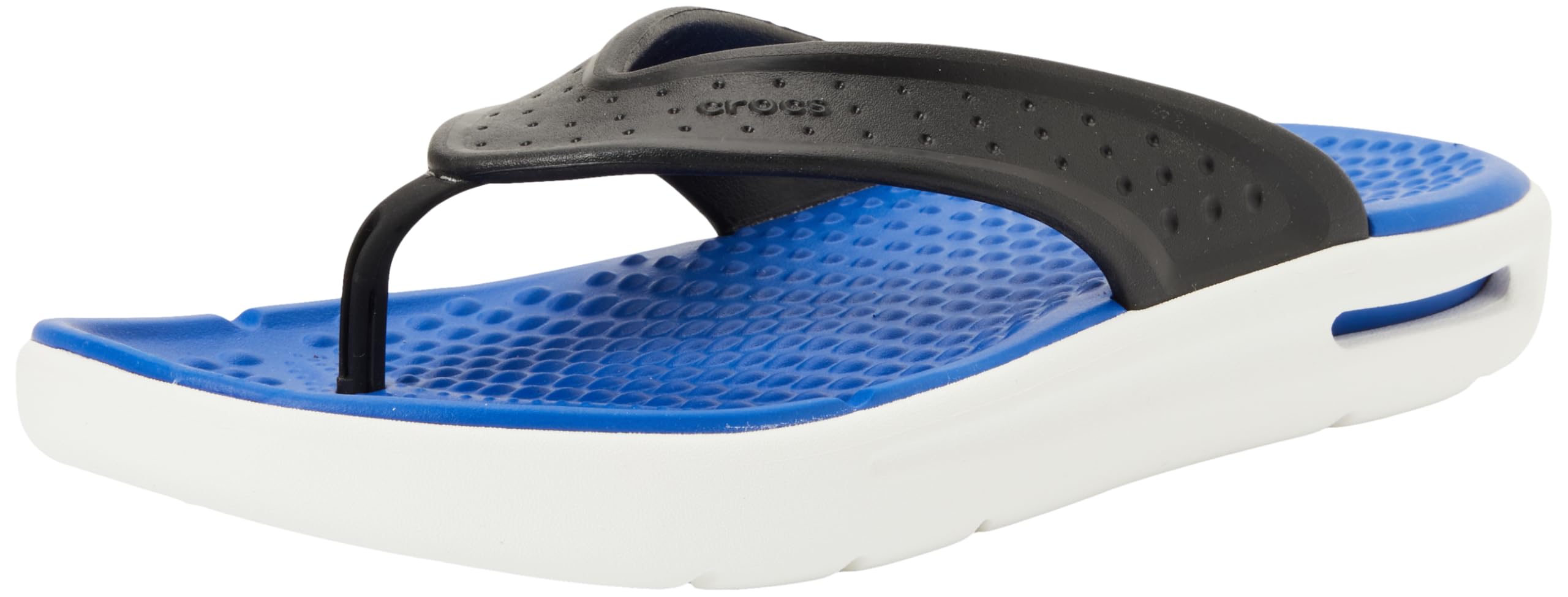 Crocs Chanclas Inmotion para hombre, negro/​azul Bolt, 36, Perno negro y azul, 39/​40 EU