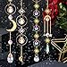 Ysleen 16 Pcs Crystals Suncatcher Colorful Hanging Sun Catcher for Window with Chain Pendant Ornament Prism for Garden Wedding Party Indoor Outdoor Decoration Gift(Rainbow)