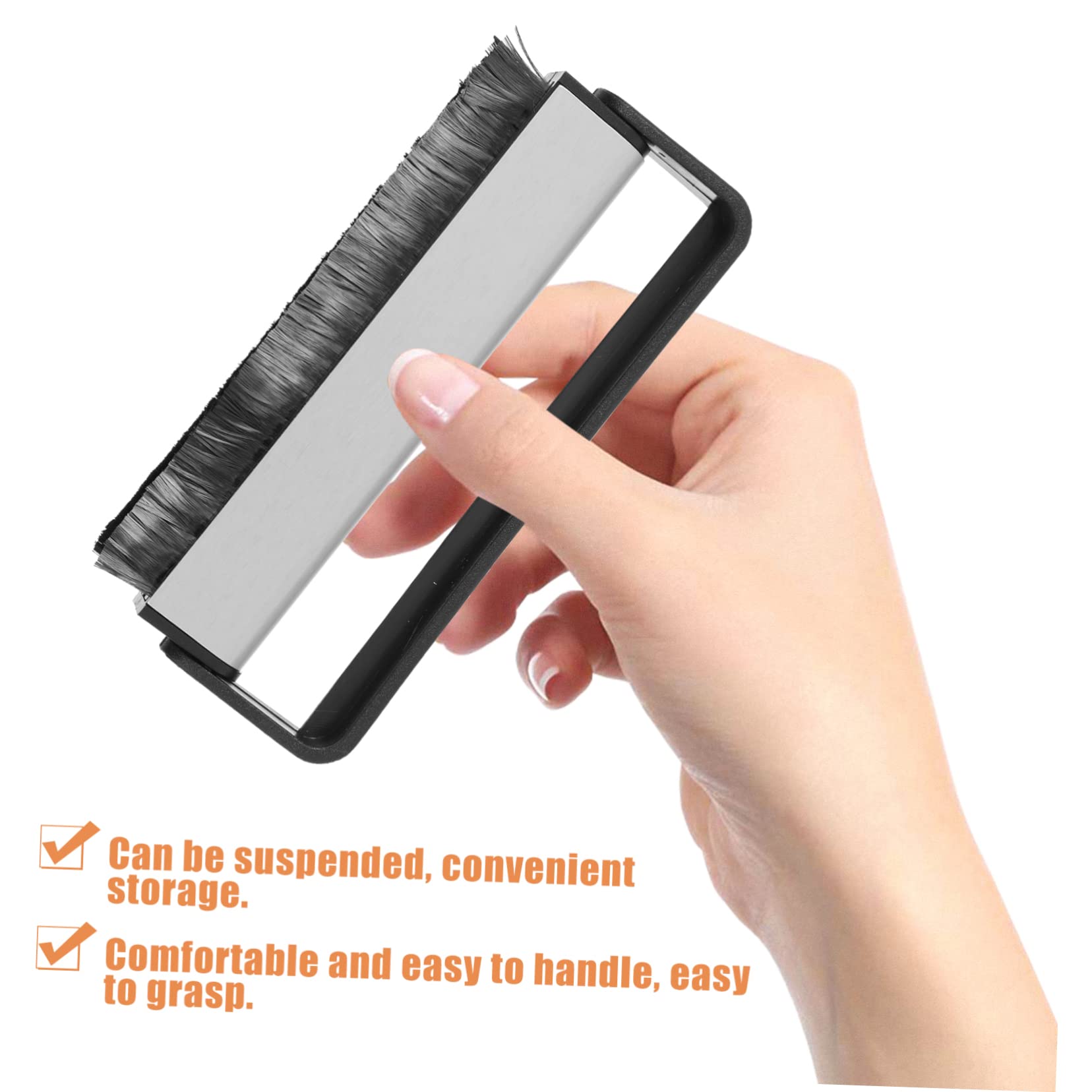 Mipcase 1pc Static Vinyl Record Cleaner Brush Handle for Turntable and Cd Albums Essential Tool for Maintaining Sound Quality