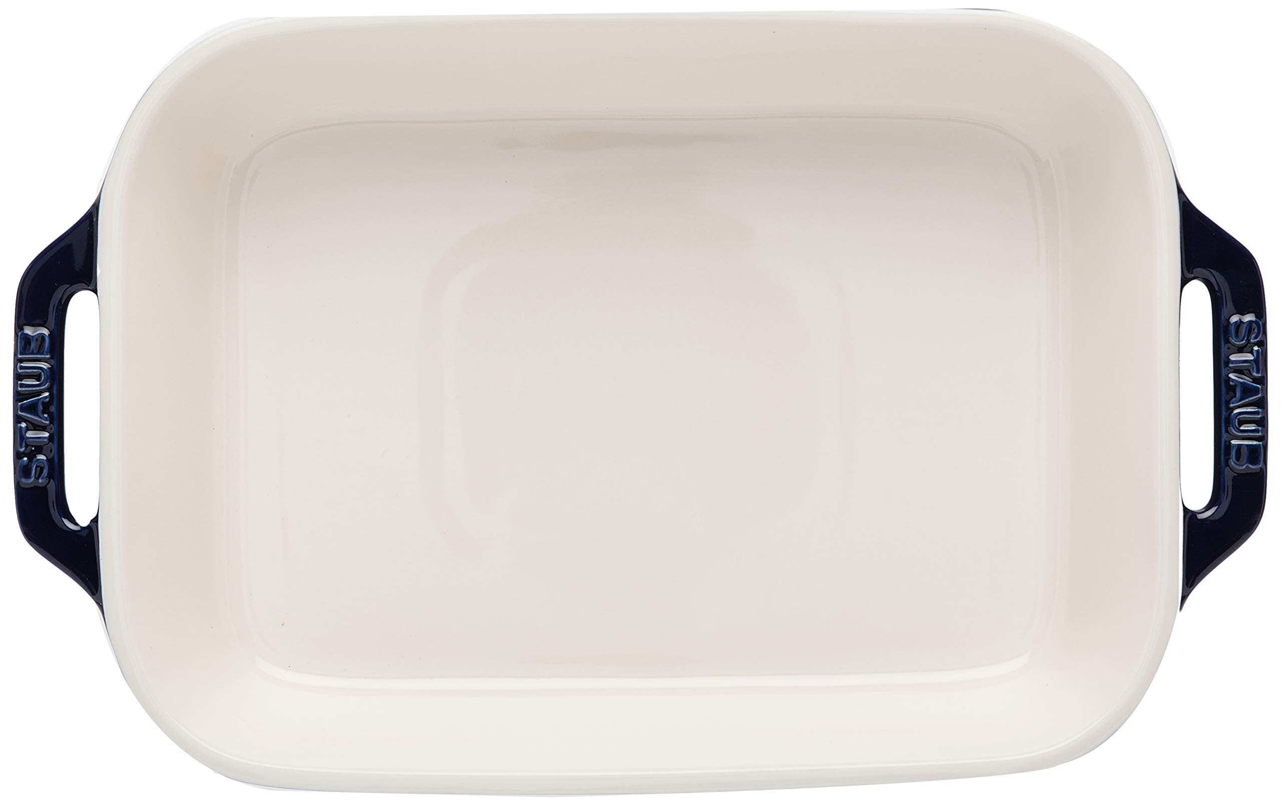 Staub Dark Blue Gratin Dish - 10.5" -2