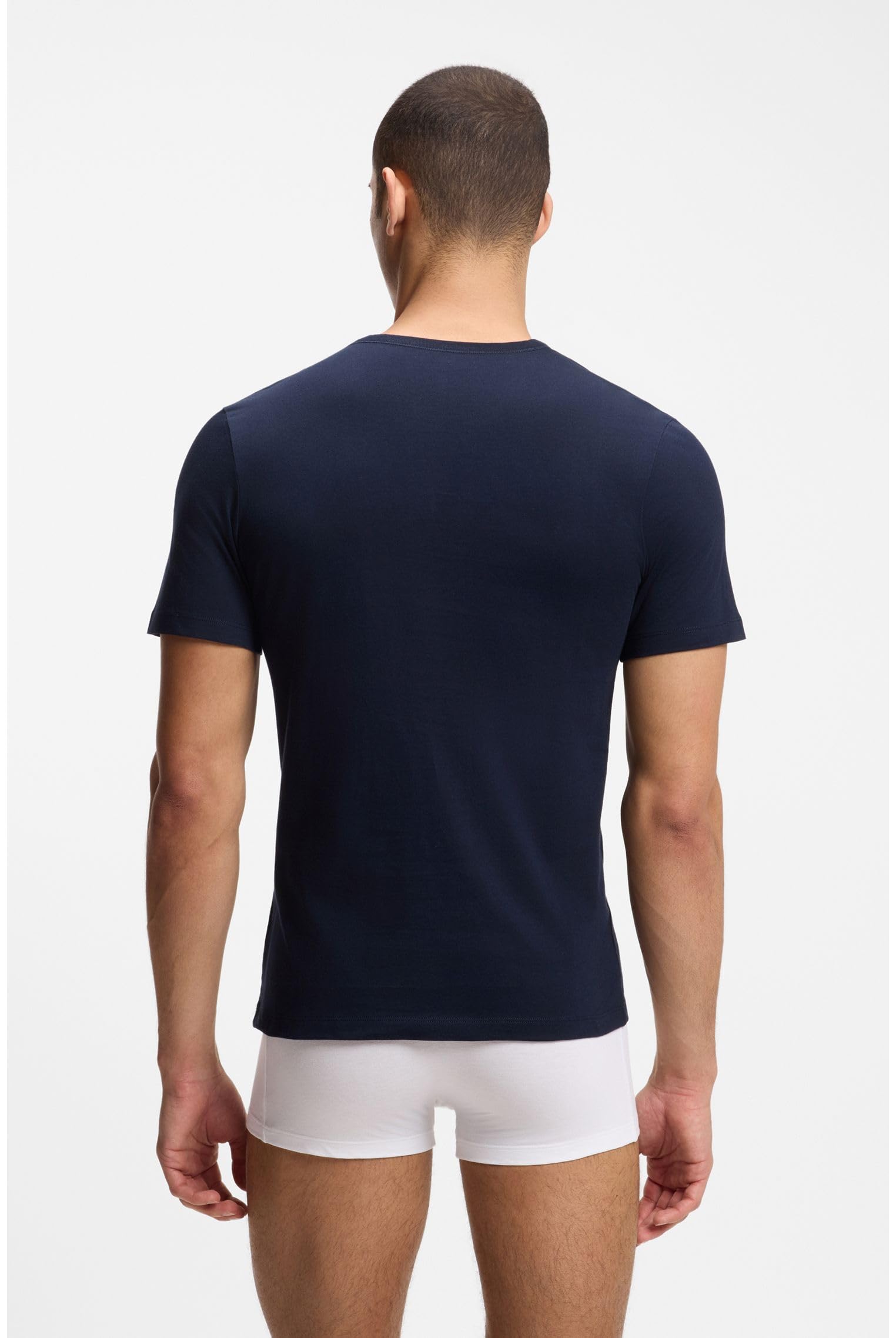 BOSS Herren Tshirtrn 3p Classic 10267939 0 Underwear_T_Shirt (1er Pack)