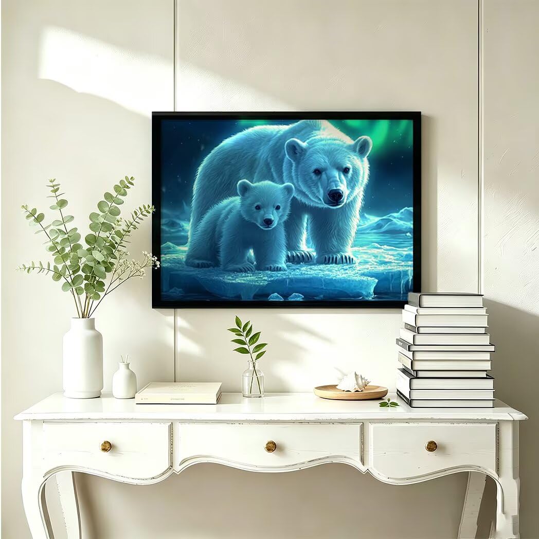 5D kwadratowy obraz diamentowy zwierzę 60x80cm-36343