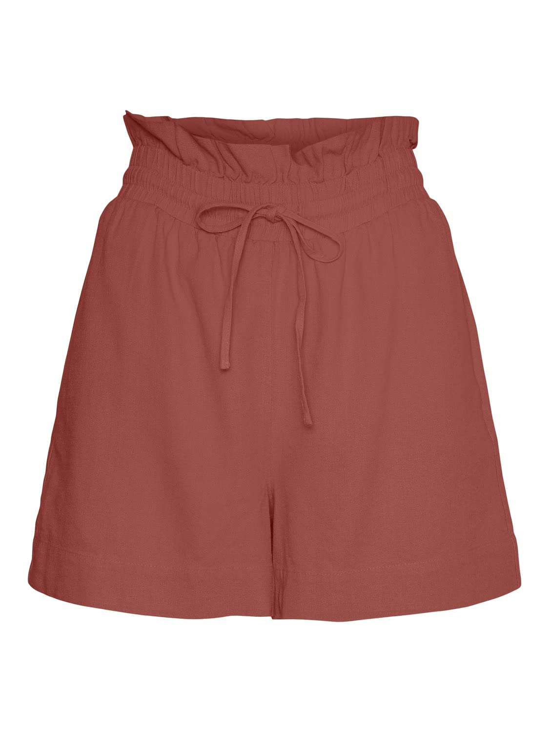 Vero Moda Women's Marsala Vmmymilo Hw Paperbag Shorts Wvn Ga Shorts, S