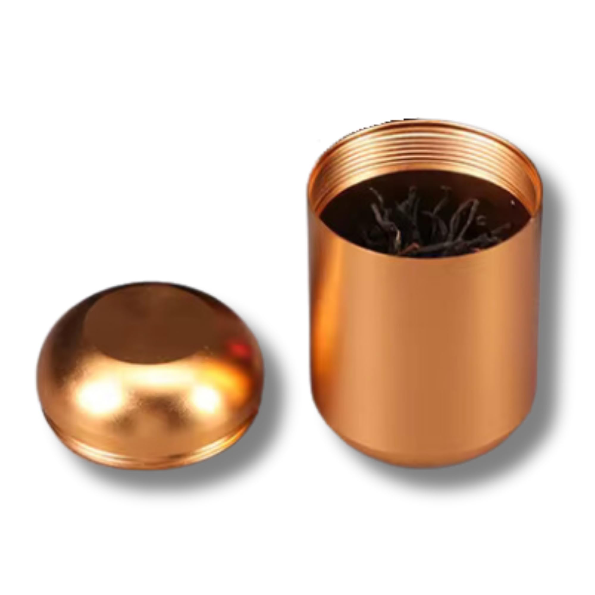 2.7oz Mini Tea Tin Canister (Black) thumbnail 9