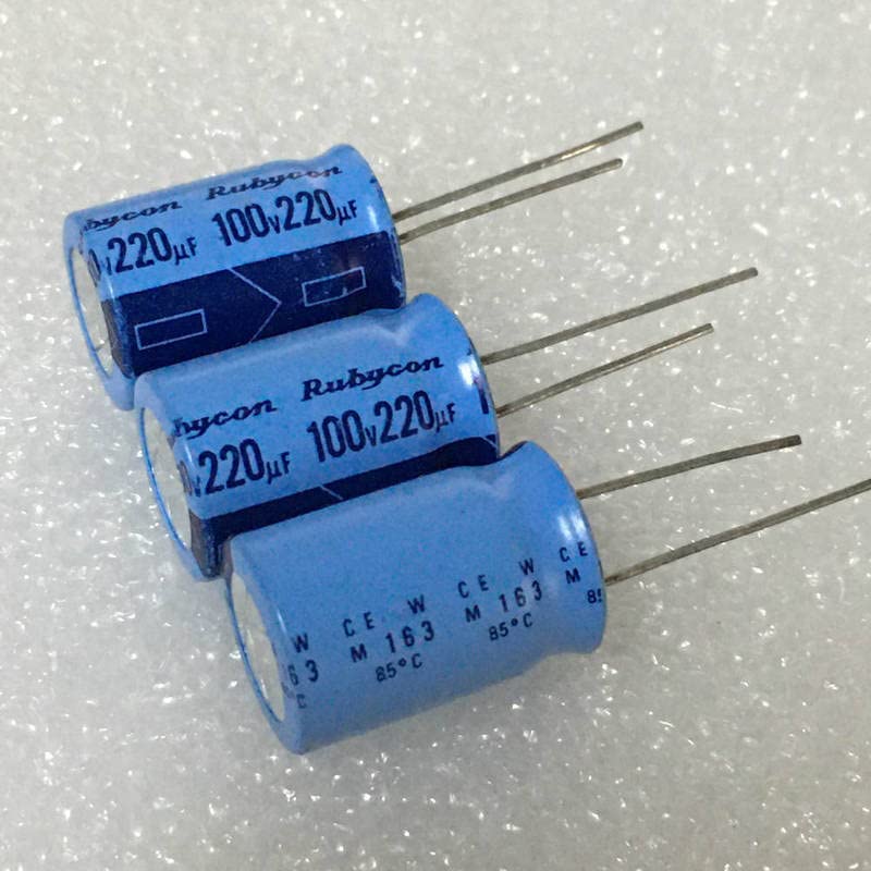 Rubycon blackgate コンデンサー 100V 220μF セット Rubycon blackgate コンデンサー 100V 220μF セット Rubycon