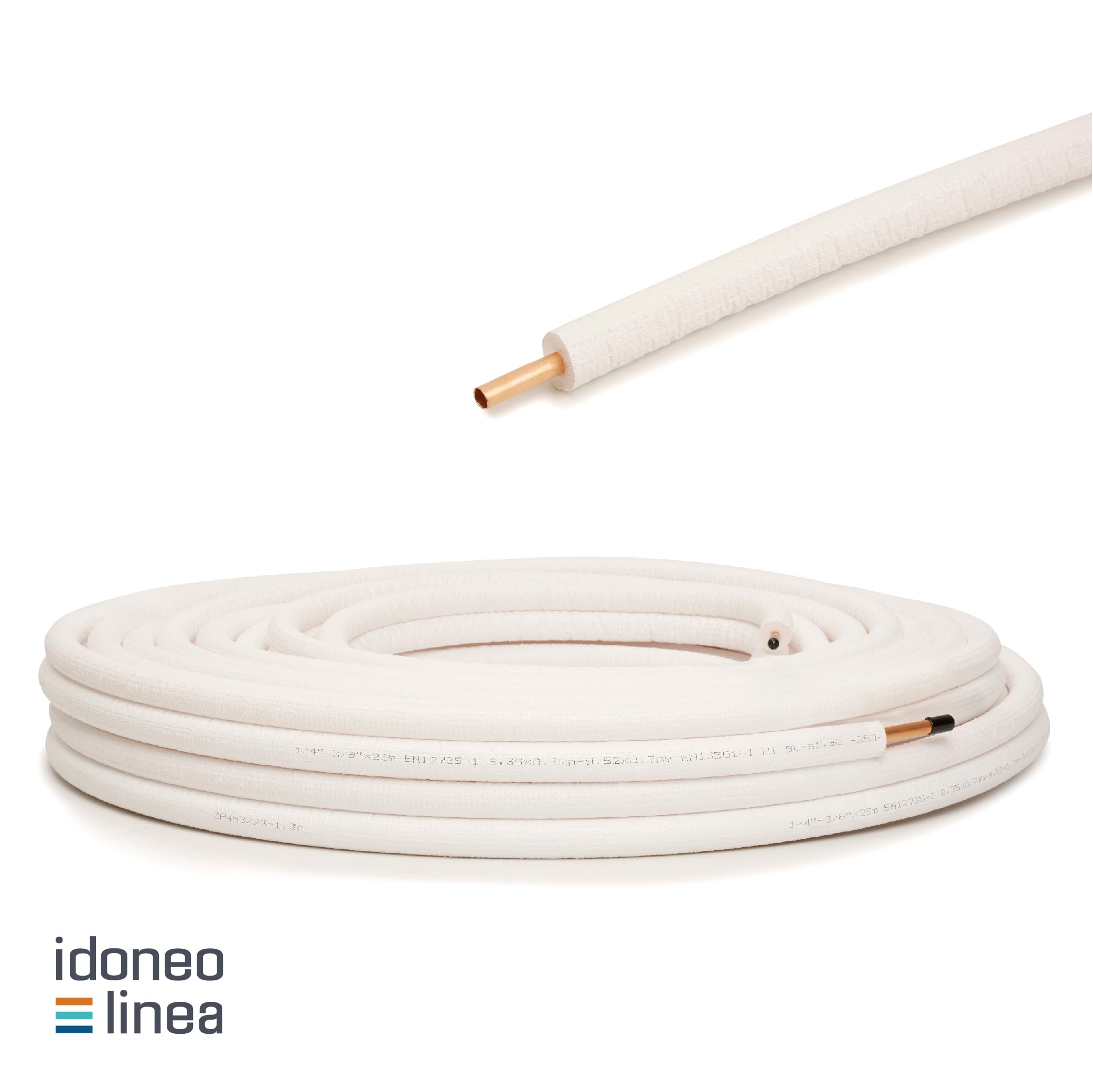 Cavo refrigerante 1/4" 3/8" 1/2" 5/8" tubo di rame isolato (3/8", 10 m)