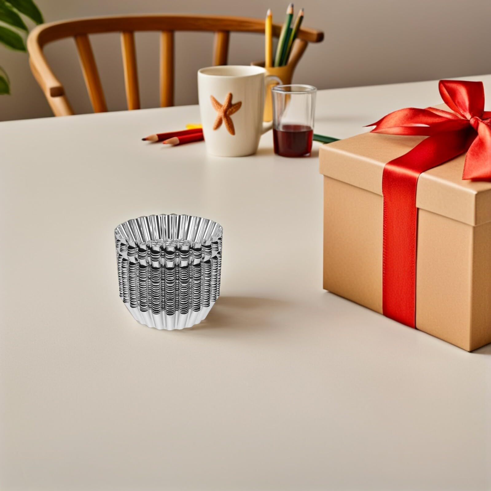 30 Piezas Moldes Mini Tartas de Acero Inoxidable con Decorativos Antiadherentes y Reutilizables Moldes para Tartaletas Quiches Pasteles y Postres Fácil Desmoldeo y Limpieza