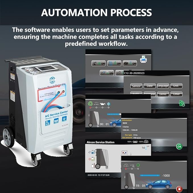 Máquina Recuperadora Recargadora Refrigerante R1234YF/R134A Automotriz AC2100 miniatura 4