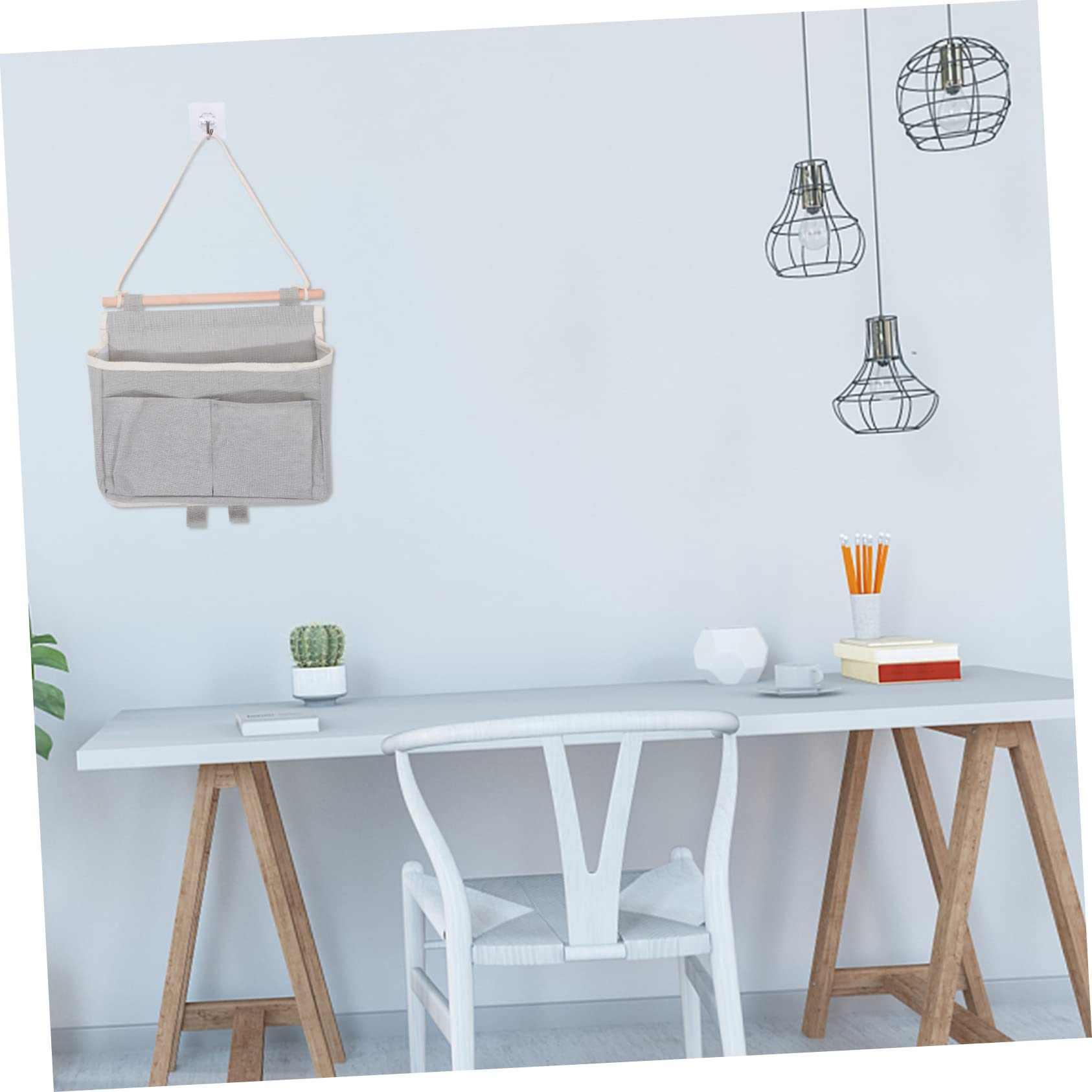 Zerodeko 4pezzi Borsa Organizzatrice Da Appendere Per Casa Multi-tasche Per Riporre Oggetti Vari Organizer Da Muro Per Cucina e Bagno