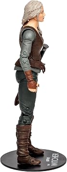McFarlane Toys, The Witcher Ciri & Geralt of Rivia (Season 3) 7in Action Figure 2pk, Ages 12+