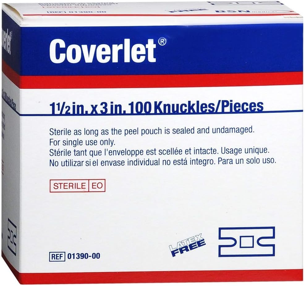 Coverlet Adhesive Dressing Strips, Knuckle 100Ea/Box Amazon.ca