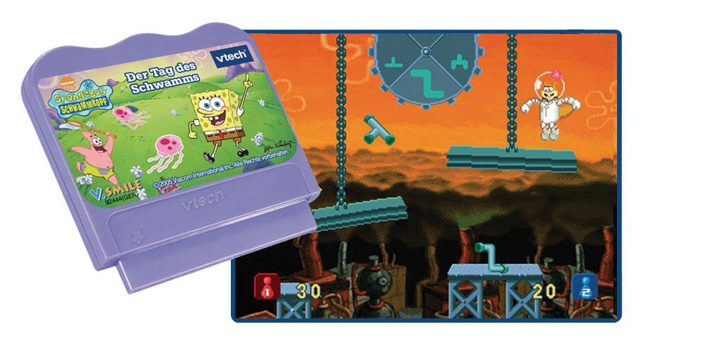 VTech 80-092444 - V.Smile Lernspiel SpongeBob Schwammkopf - Der Tag des Schwamms