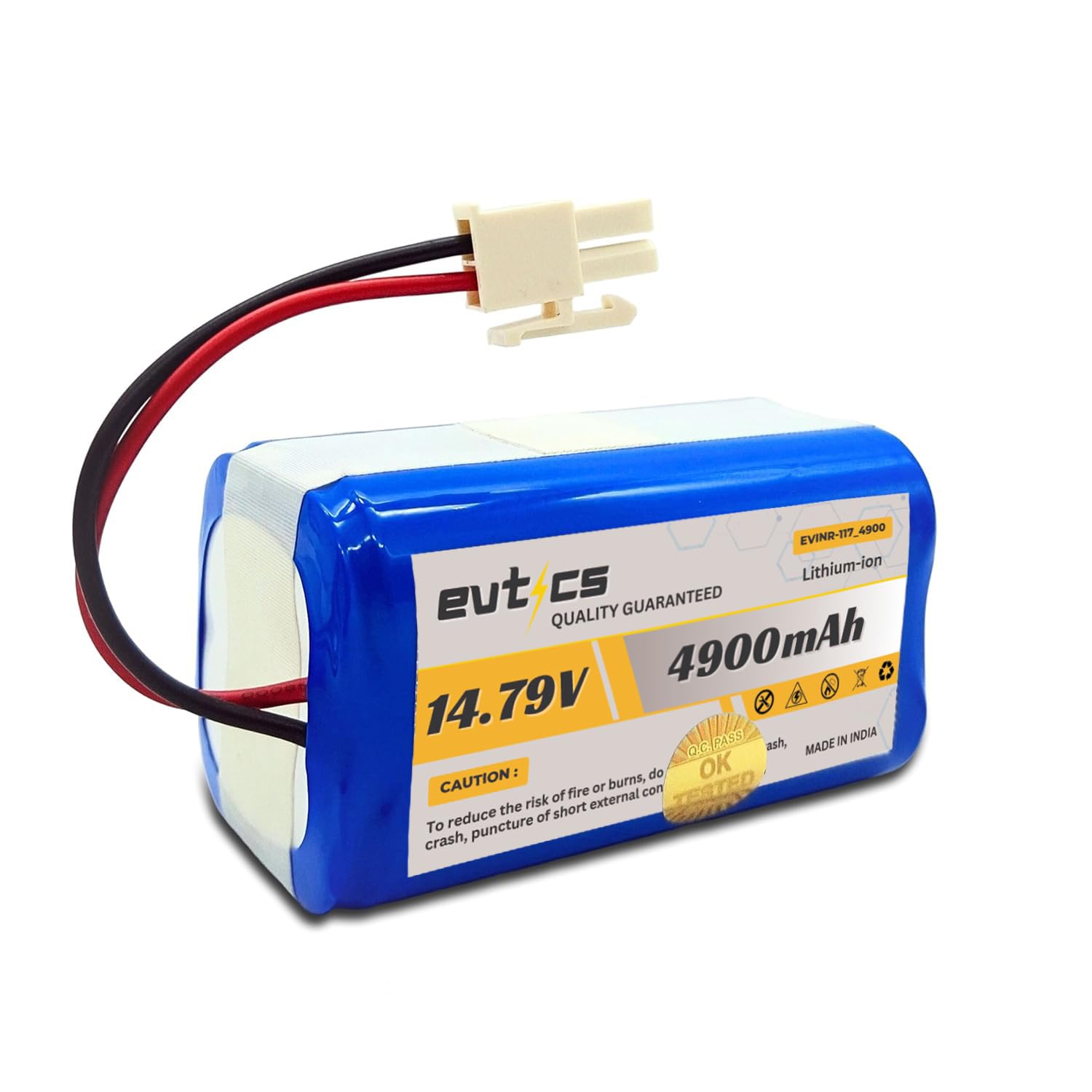 14.74V 4900mAh Lithium-ion Replacement Battery for A20, Pro T20s & T20s Pro Vacuum Cleaner High-Capacity Durable Rechargeable-image-13