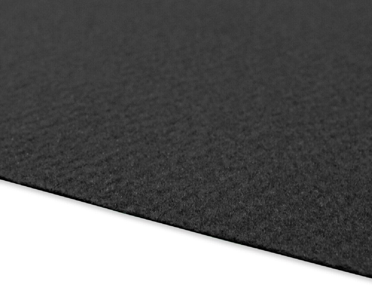 emmevi Tappeto Moquette Nera Antiscivolo Passatoia Corridoio Pavimento Scale Palestra Locale 100x500 Cm