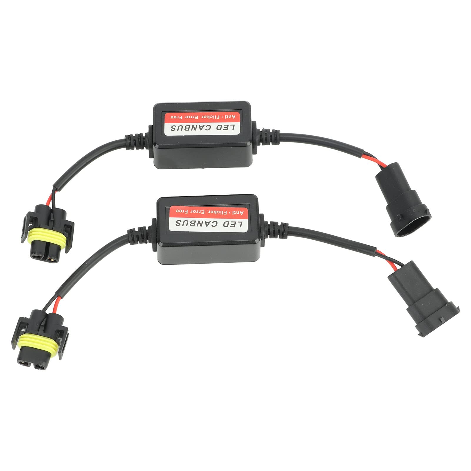 Dekoder LED Canbus H8 H9 H11, Uniwersalny Plug and Play Wolny od Błędów Dekoder Rezystora Przeciw Migotaniu do świateł Przeciwmgielnych