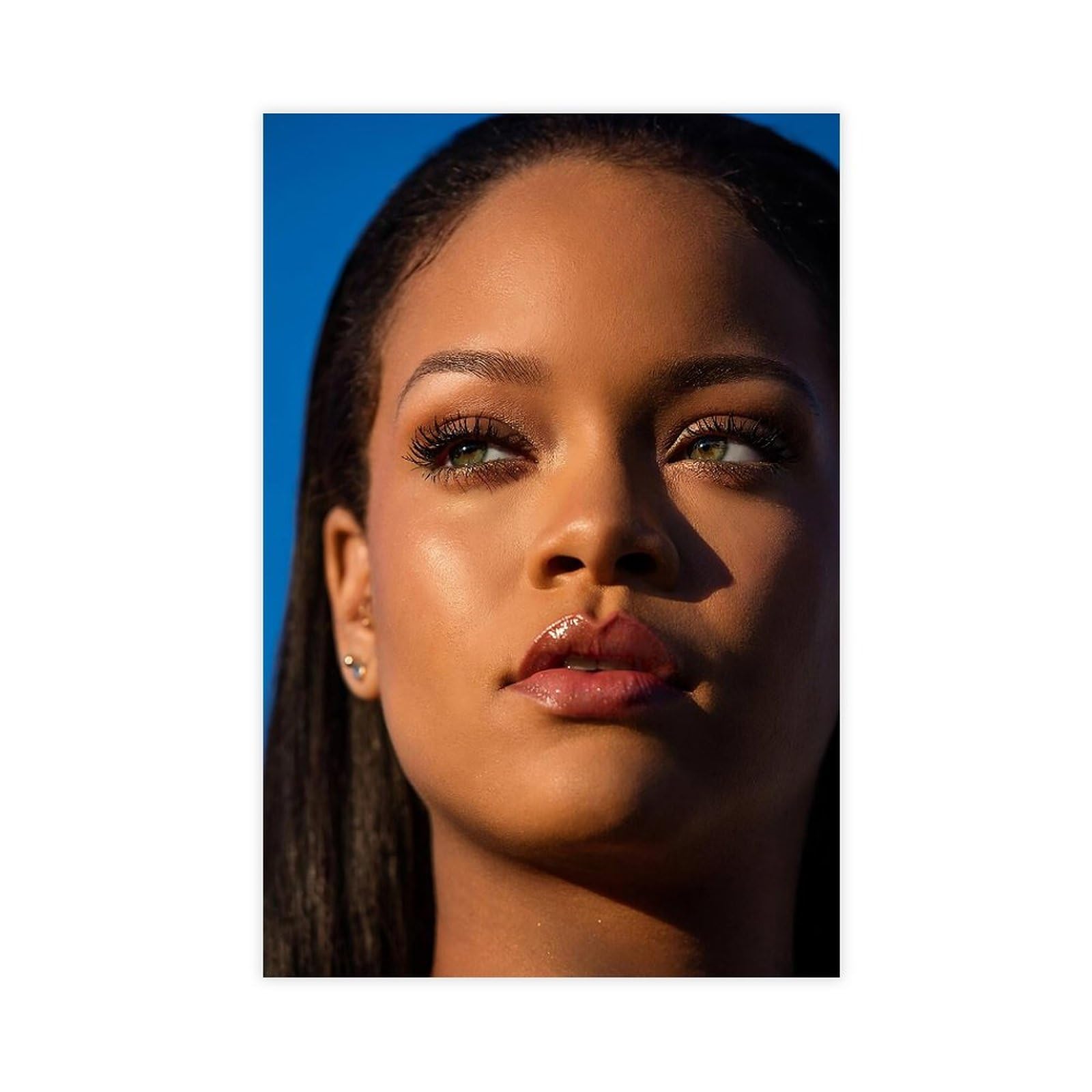 Rihanna Poster sur toile, décoration murale, impression sur toile, peintures pour salon, chambre à coucher, style cadre, 20 x 30 cm Rihanna Poster sur toile, décoration murale, impression sur toile, peintures pour salon, chambre à coucher, style cadre, 20 x 30 cm