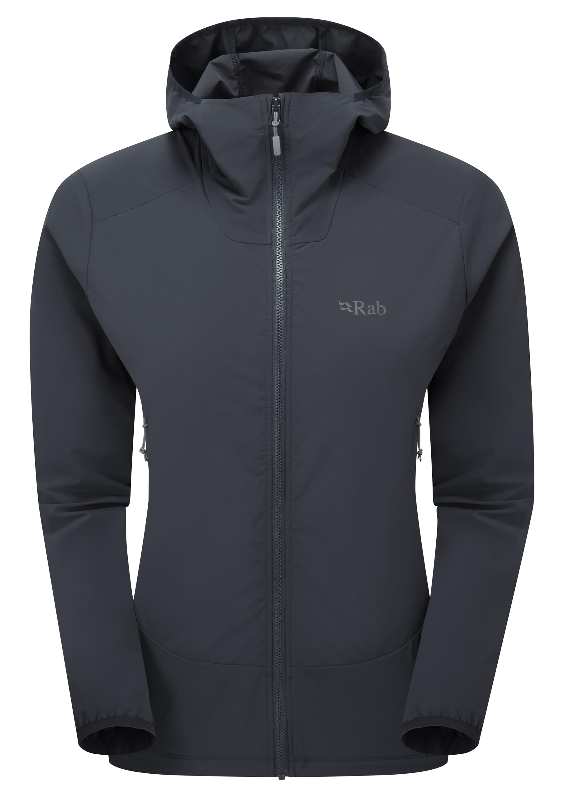 Rab Women's Borealis Hoody Jacket - Lightweight Water-Repellent Coat for Hiking & Climbing - Beluga - 10