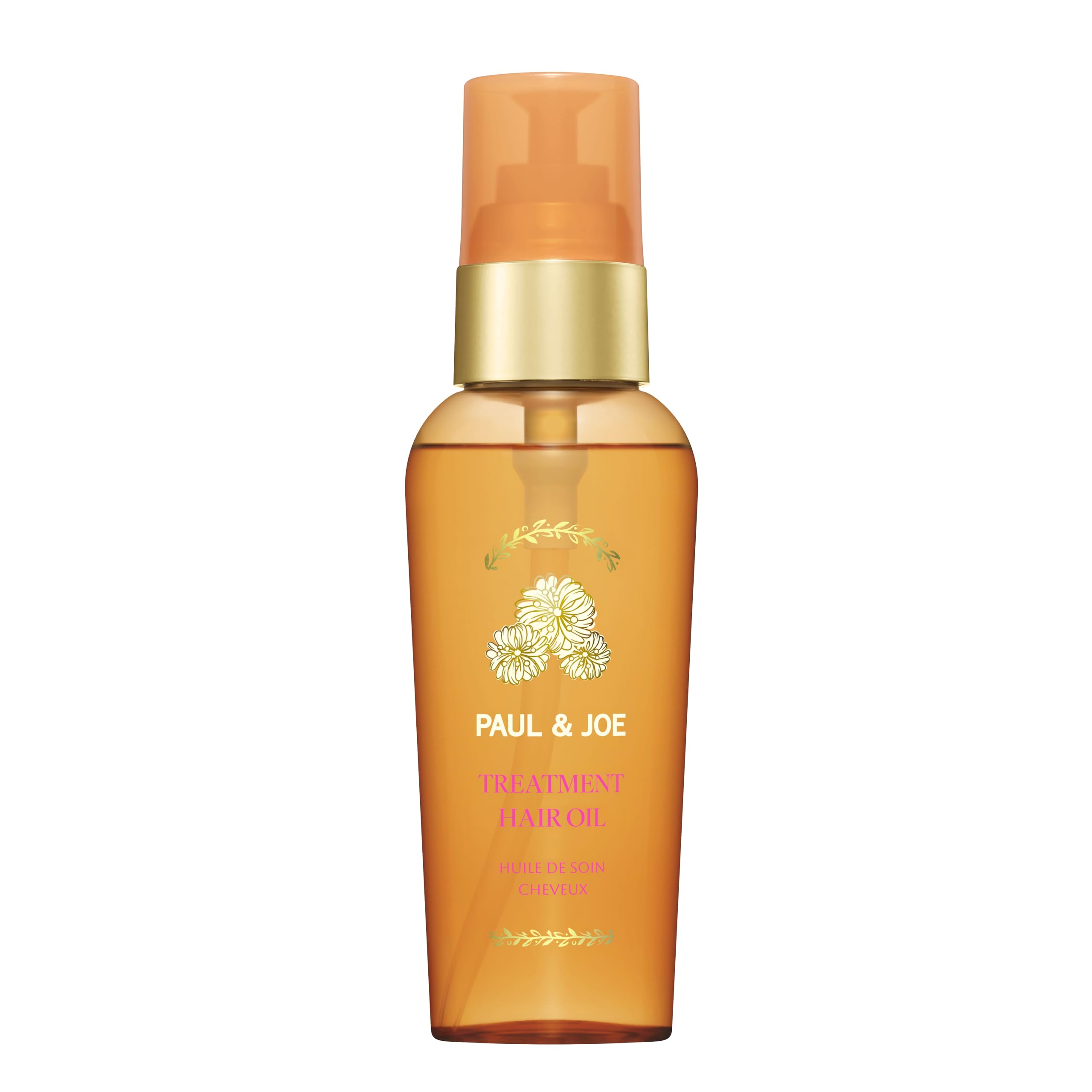 PAUL & JOE Huile De Soin Cheveux 80ml / 2.7oz | Huile Capillaire Thermoprotectrice pour Cheveux Secs & Abîmés | Soin Anti-Frisottis & Finition Brillante