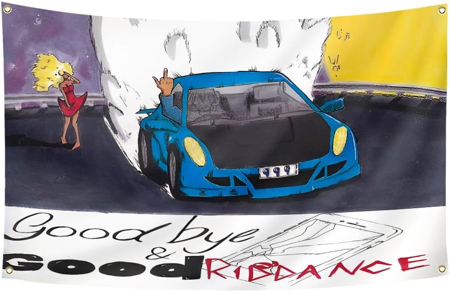 Amazon.com: Flgsuitall Juic Wrld Flag 3x5 Feet Hip Hop Rapper Goodbye ...