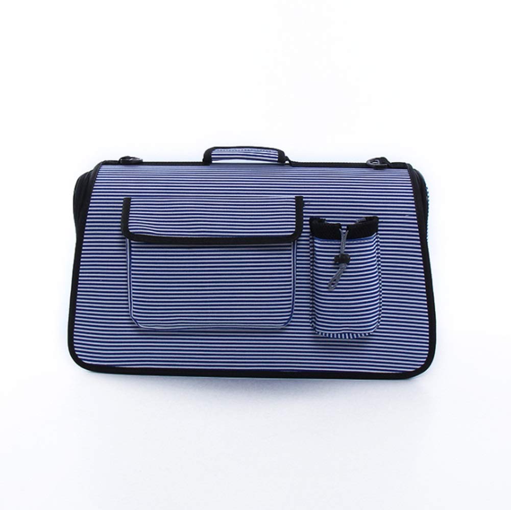 Sac à dos chat et chien portable contre la chaleur en voyage plein air bleu