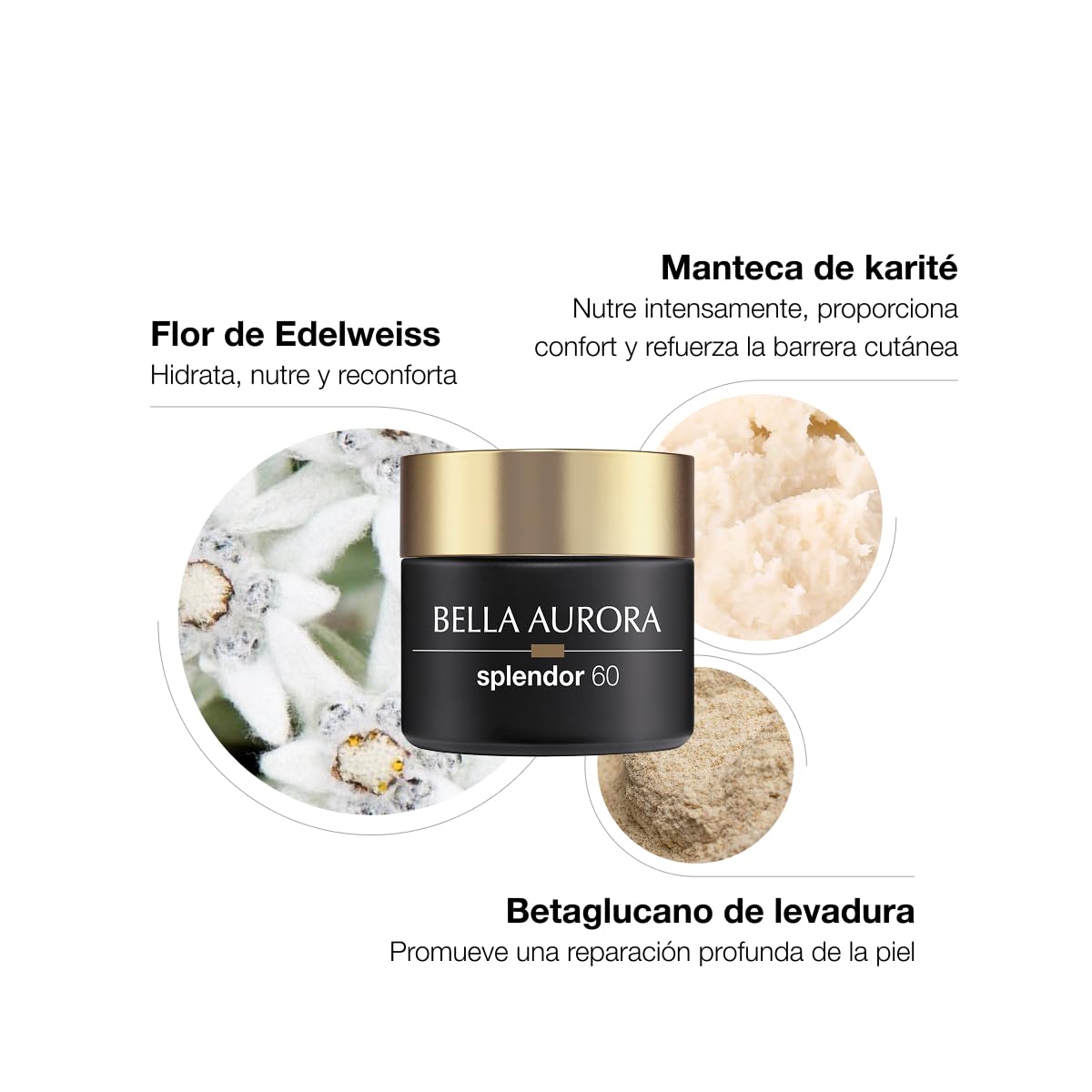 BELLA AURORA Splendor 60 Bálsamo Reconfortante Antiedad Piel muy seca 50 ml