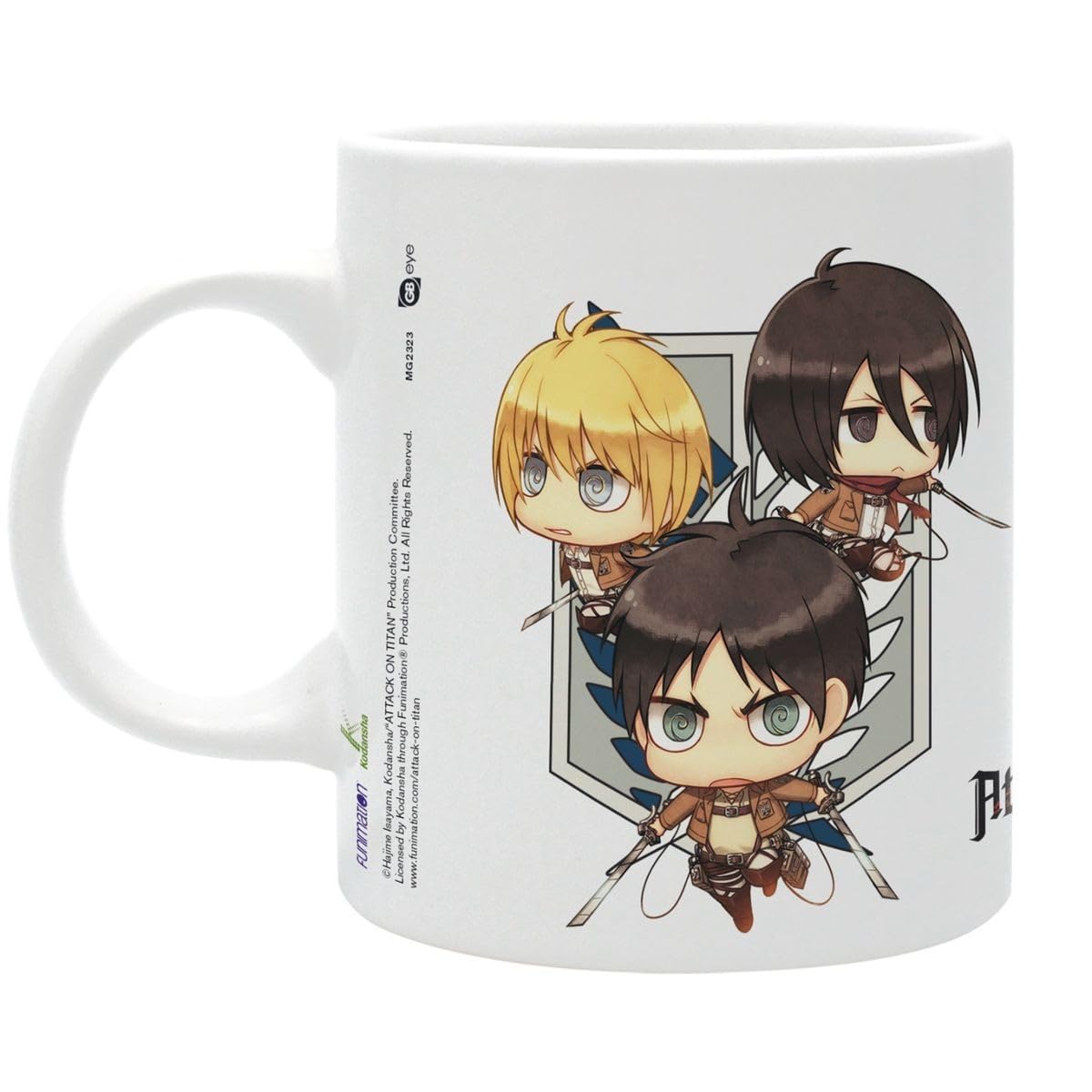 GB eye Attack On Titan Chibi Trio Mug