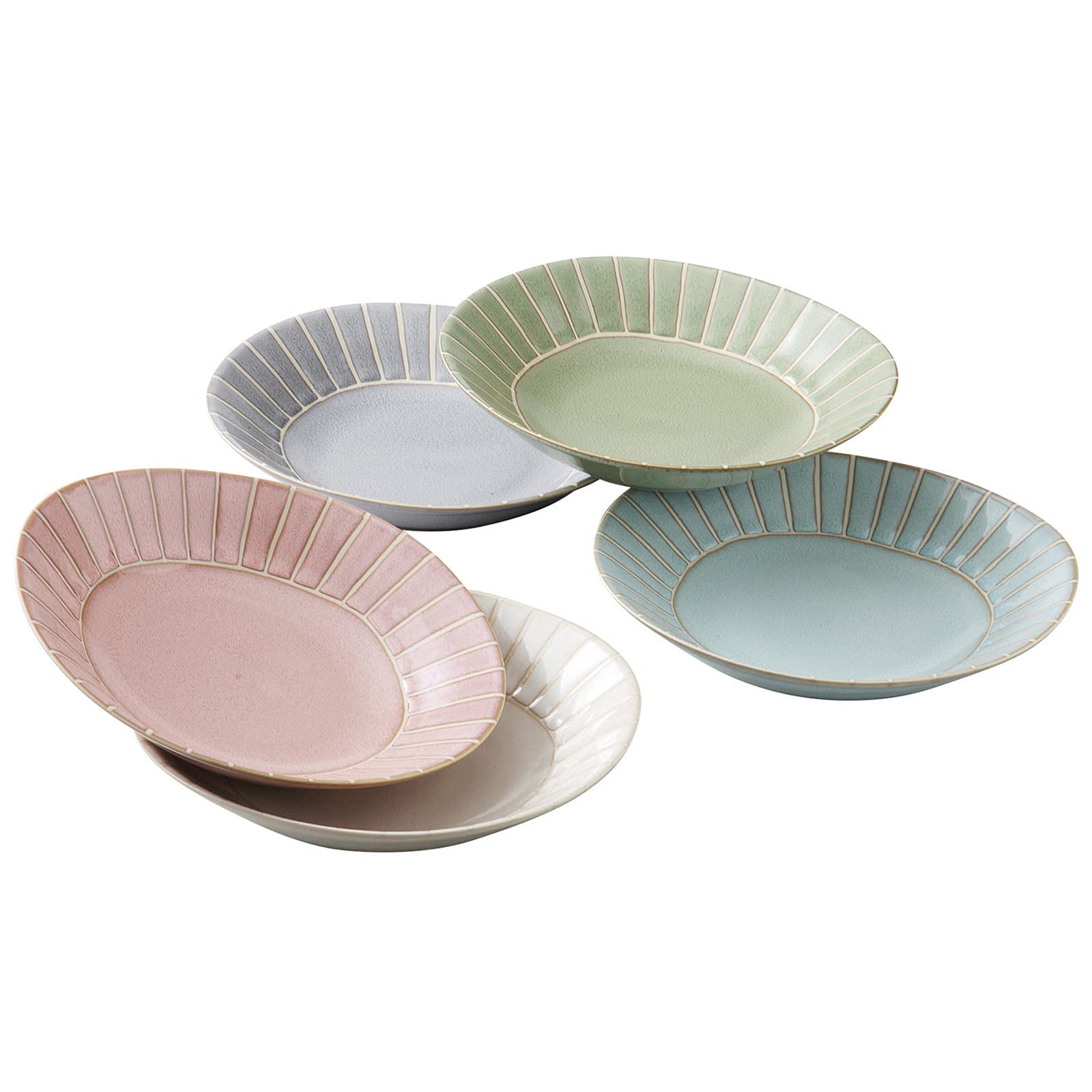 美品　民芸　北海道　石狩焼　魚型陶器皿 5枚セット 楽天市場】皿 小皿 取皿 路山窯 小皿揃 RO-6006A 食器 和食器