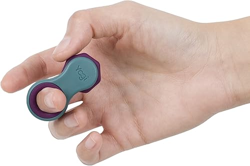 Yogi Fidget Toy  Giratorio sensorial silencioso para adultos y niños  Alivio del estrés para TDAH, ansiedad  Juguetes para adultos  Incluye 5