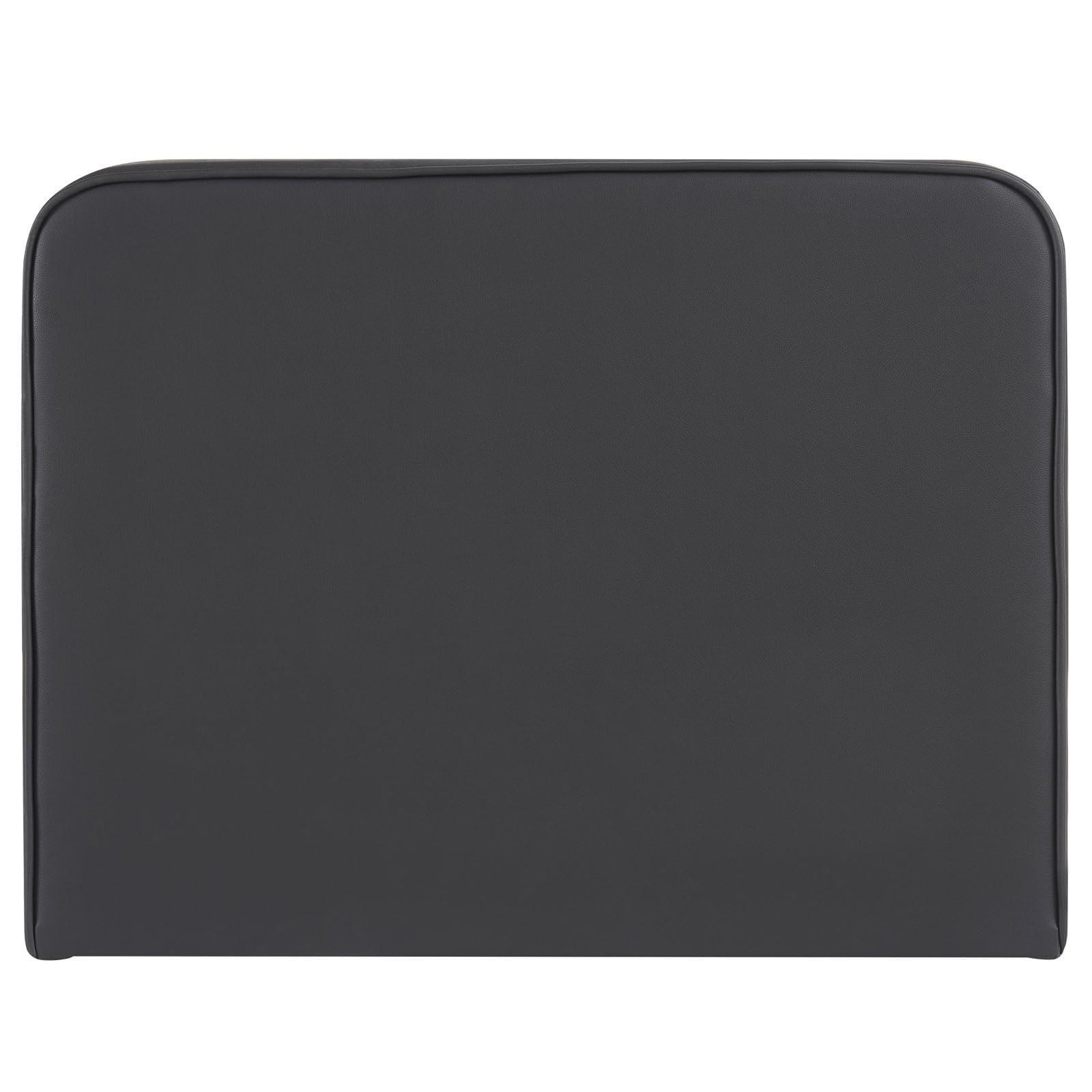 IDIMEX Tête de lit Ariela 90, Rembourrée, Fixation Murale, Design Arrondi Moderne, pour lit 90 cm ou Moins, Noir