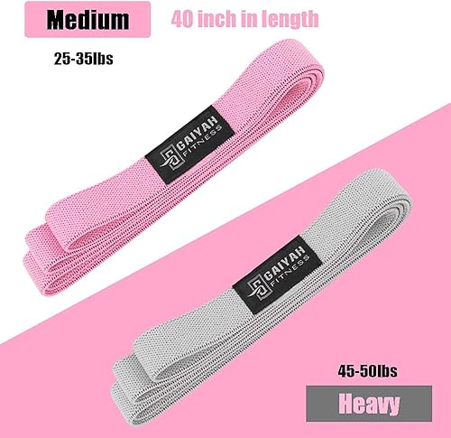 Miniatura 2 de Bandas de resistencia largas, bandas de resistencia de tela, bandas elásticas para bandas de ejercicio, bandas de resistencia, bandas de resistencia