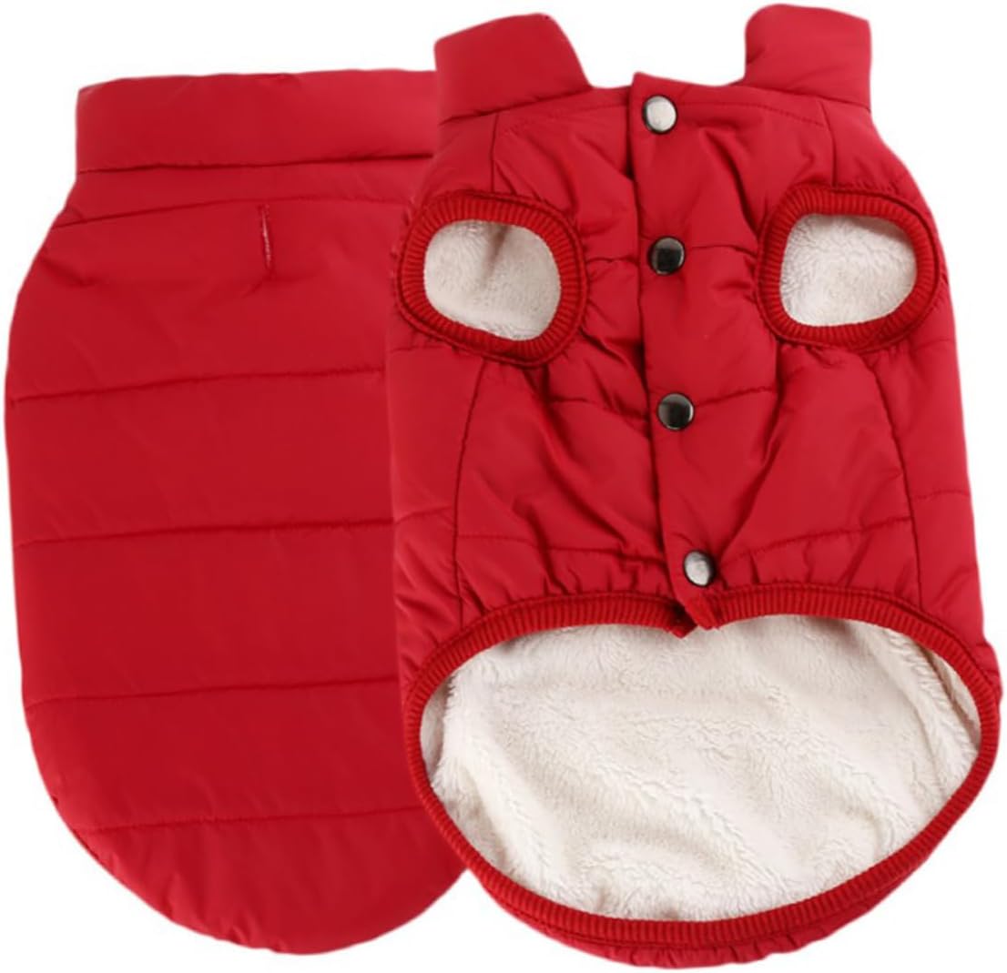 3pcs Pet Hoodie Coat for Small Dogs Cotton-Padded Dog Clothes for Cold Weather for Puppies Comfortable