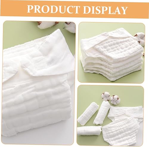 Miniatura 8 de FRCOLOR 5 pañales reutilizables de algodón para pañales de algodón para inserción de pañales de alta absorción, pañales de tela duraderos para el