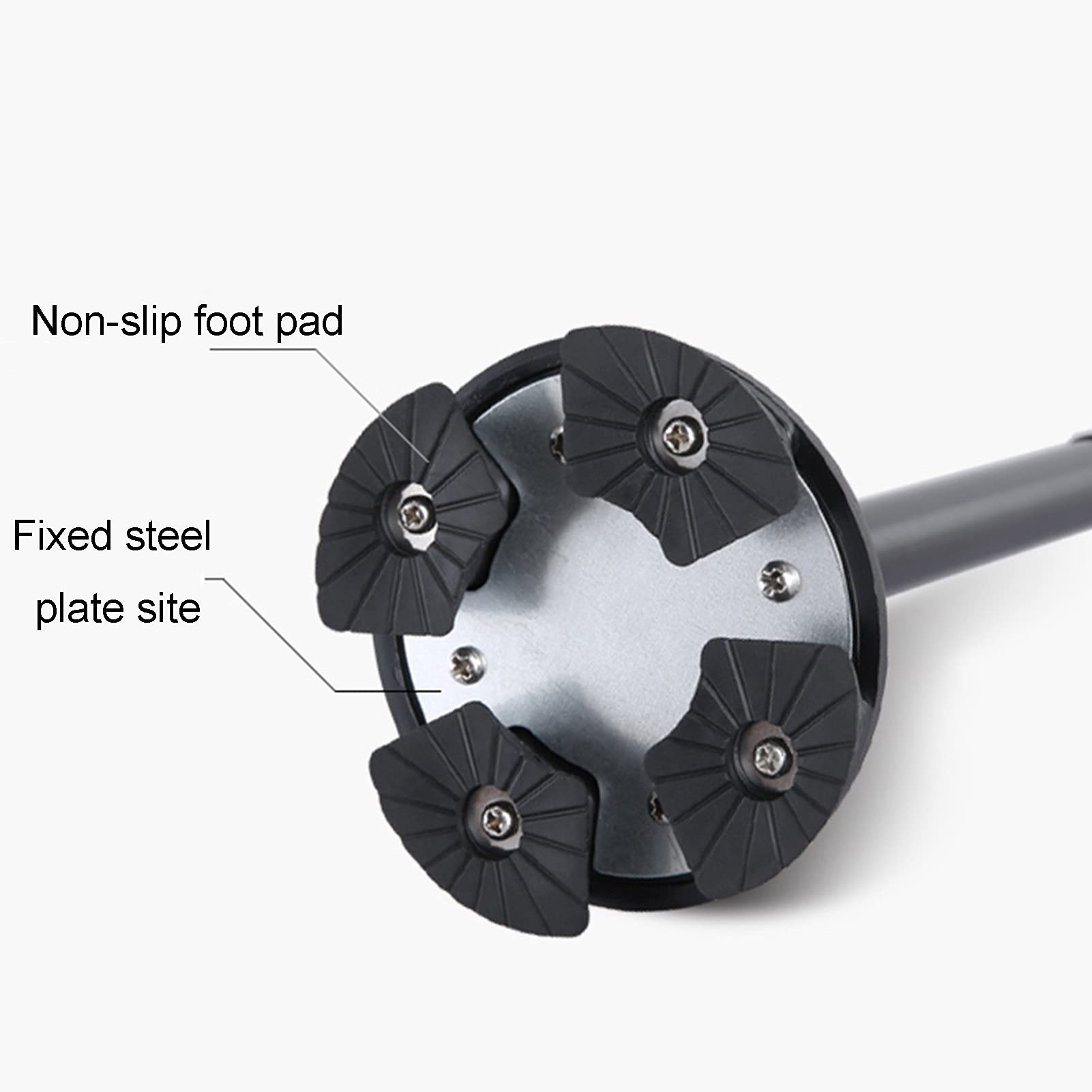 Black Plegable bastando Bastones, bastón para Mujeres y Hombres, palitos Ajustables de Altura, Bastones portátiles Ligeros, ayudas para Caminar para los Ancianos