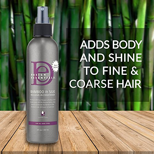 Design Essentials Natural Bamboo & Silk Hco Strengthening Leave-In Conditioner For All Hair Types - 8 Oz #TOP2