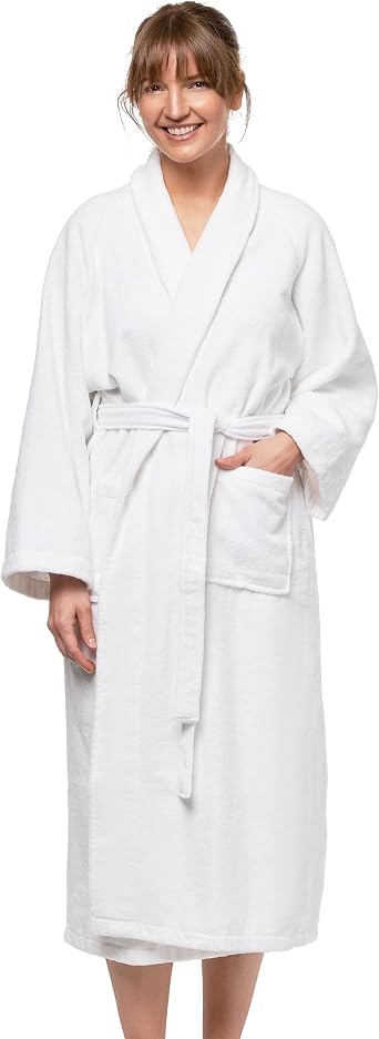 Kaufman Velour Shawl Collar Robes | Personalized & Monogramed | Unisex 100% Cotton Bathrobes for Men & Women, Luxury Hotel